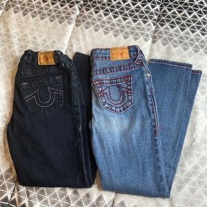Lot of 2 Boy’s True Religion Jeans Size 7
